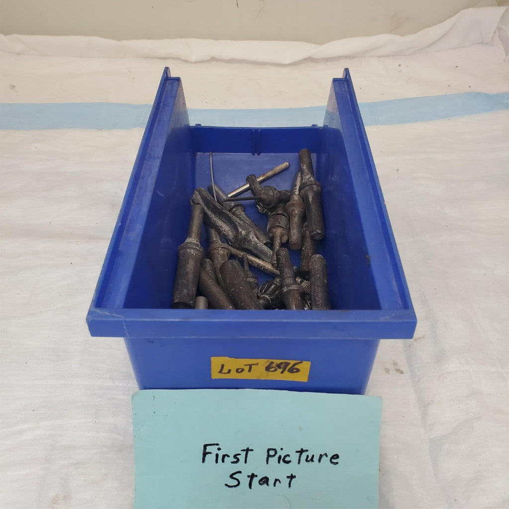 Lot of ATS Rivet Shank Collar Buster Bits, Drill Chuck Key LOT-696