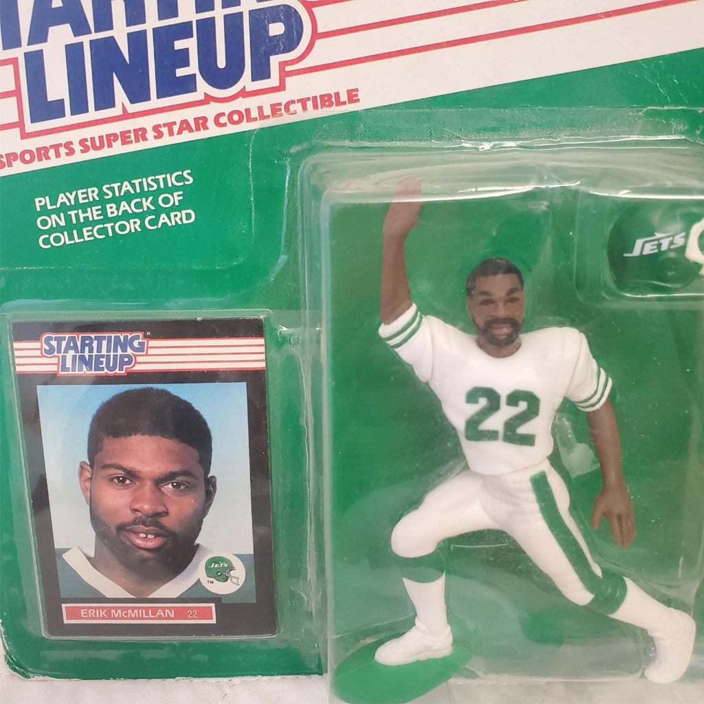 Starting Lineup 1989 Edition Kenner Erik McMillan Figure Collector Cards