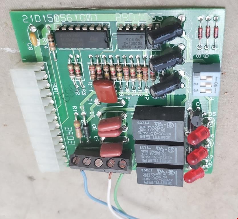 Trane Zettler Zone/Bypass Control Card Zzcardal010 21D150561G01