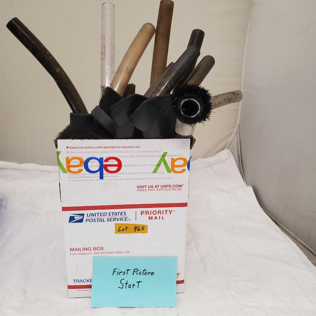 Lot of Vacuum Cleaner Attachments Set with Brushes and Hoses LOT-965