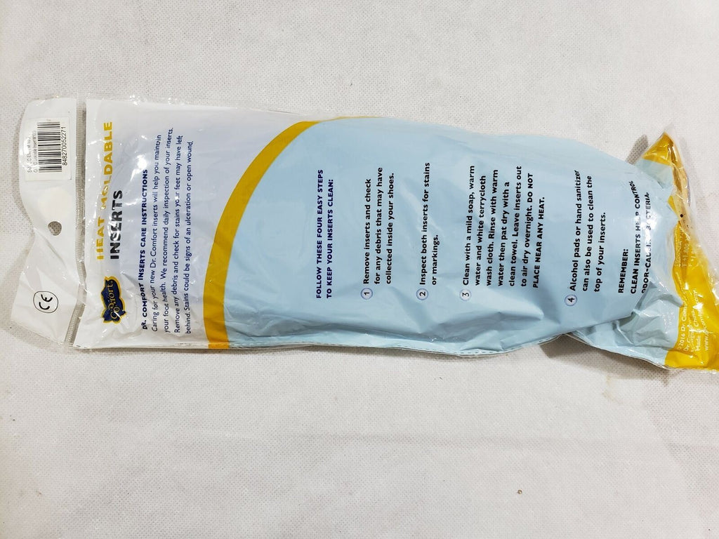Dr. Comfort Multi-Density Heat Moldable Inserts w/ Cloud Contour Tech Size 10.5M