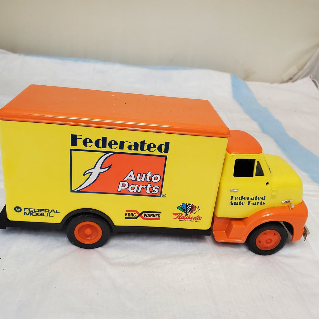 Ertl Collectible 1953 Ford Diecast Delivery Van Truck Bank Federated Auto