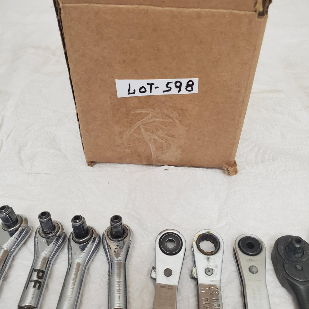 Lot of 9 Assorted Snap On Proto Craftsman Ratchet Wrenches LOT-598