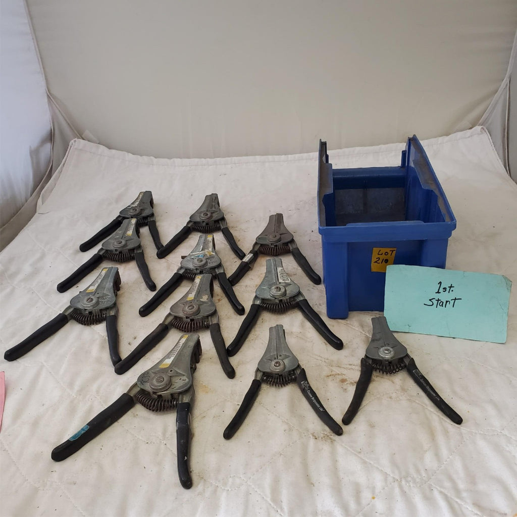 Lot of Vintage Custom Stripmaster Wire Stripper Hand Tools Lot 210