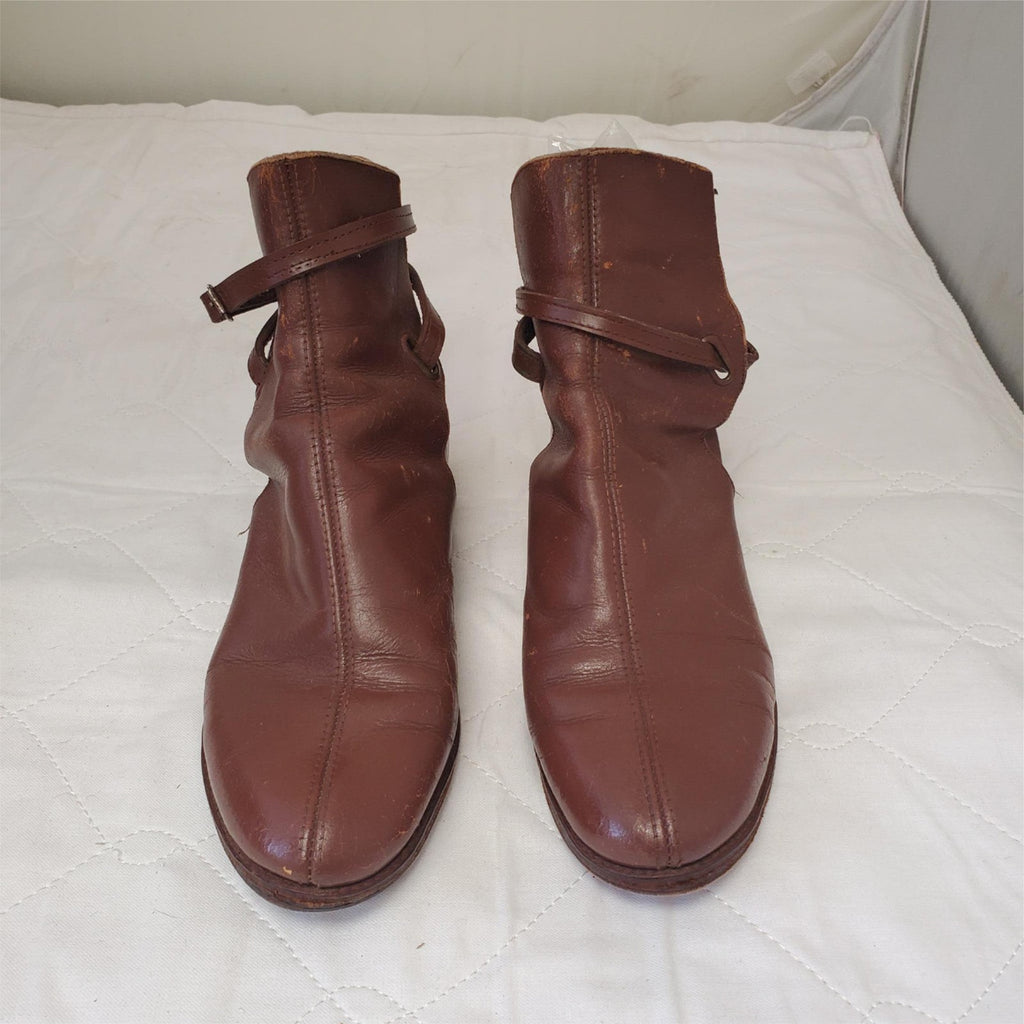 Vintage Woman's Windsor Dark Brown Real Leather Boots 6.5
