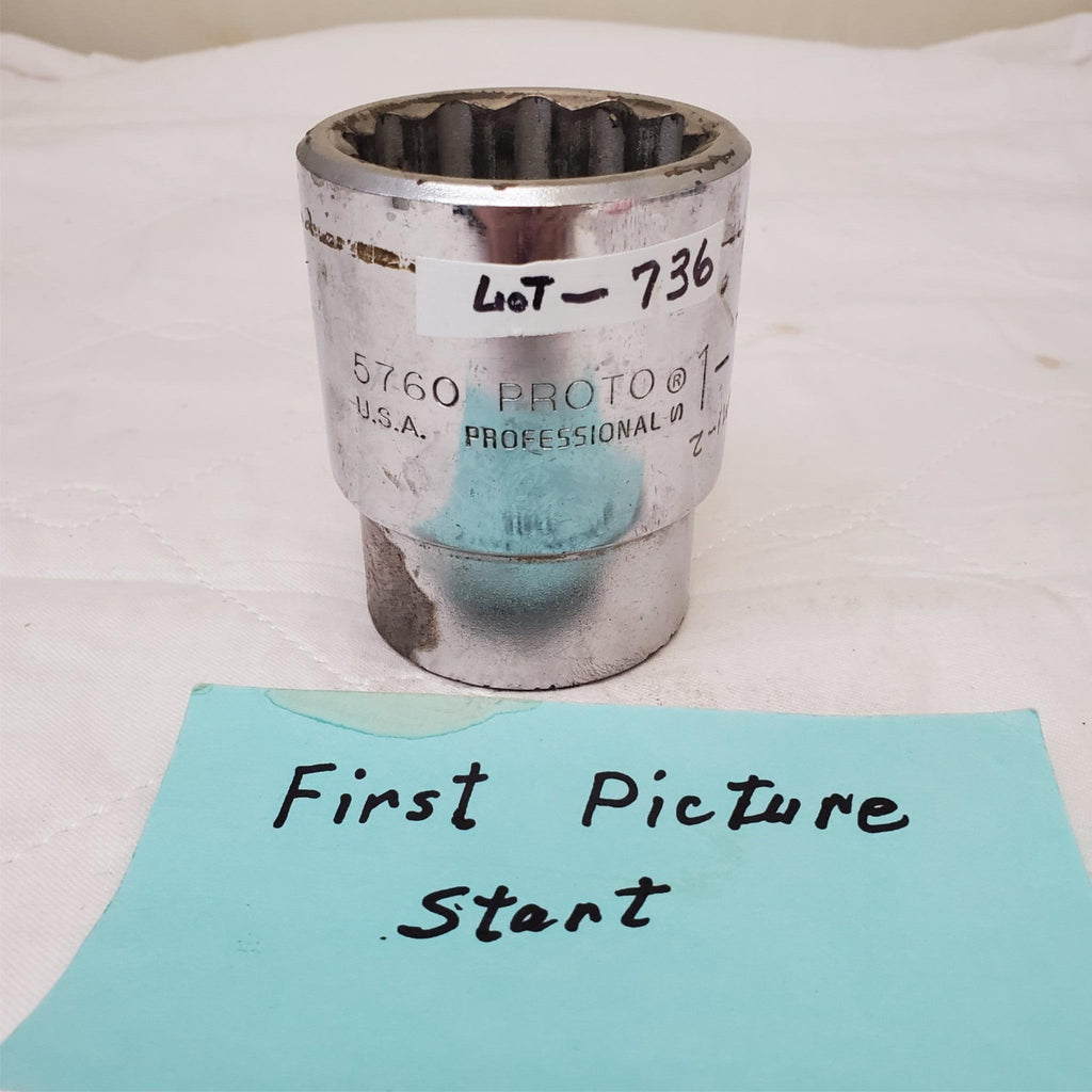 PROTO 5760 USA 1-7/8” Heavy-Duty Socket Tool - LOT 736