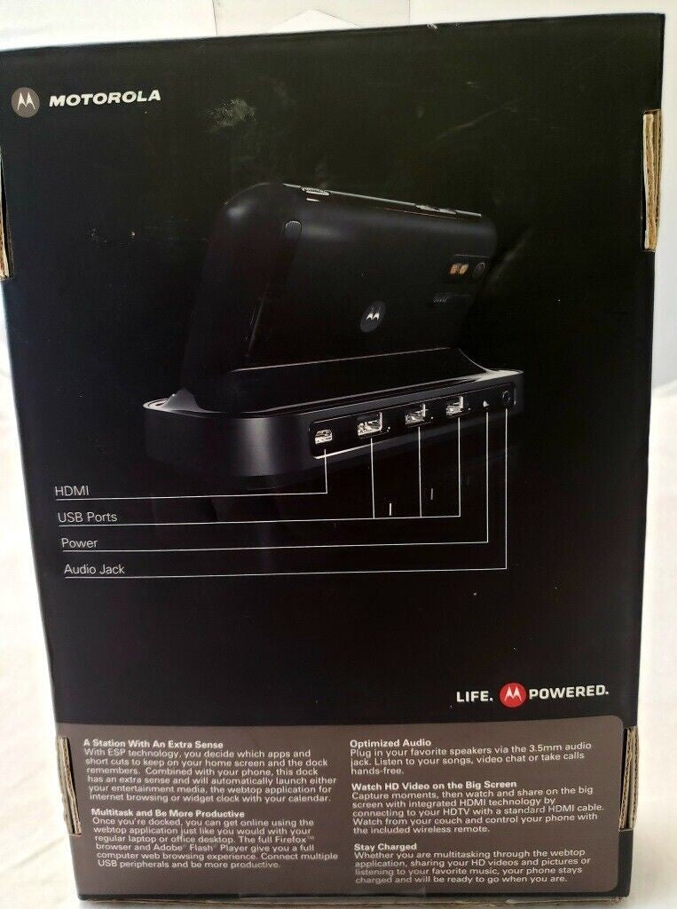 Used Motorola HD Charging Station for Motorola Photon 4G EVM1358Q