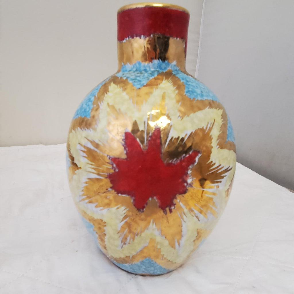 Glass Of Venice Murano Glass Vesuvio Vase