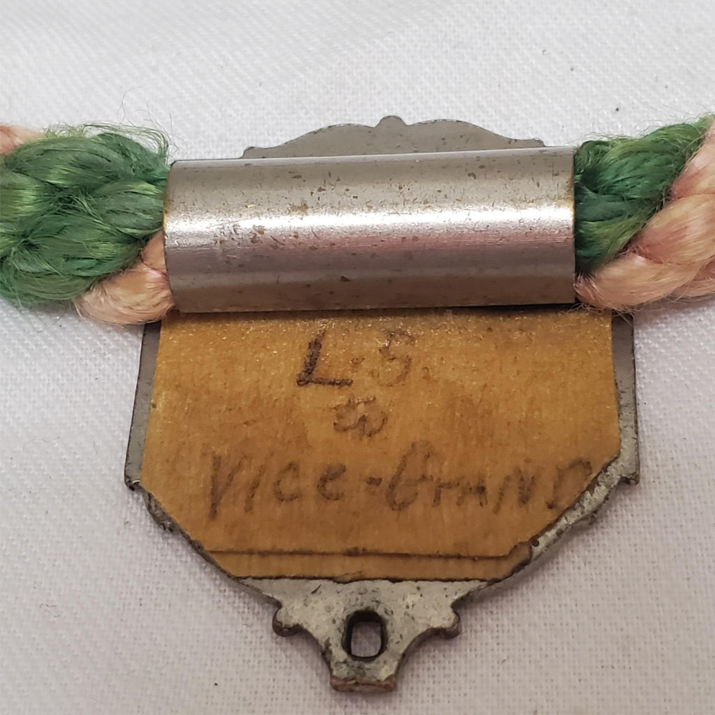 Vintage Odd Fellows Rope Pendant Necklace