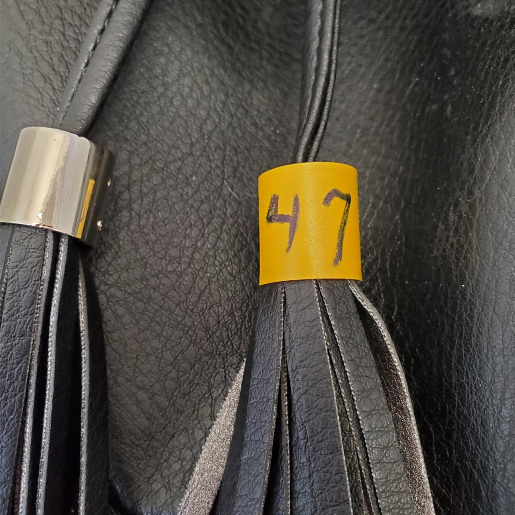 Citi Collective Multiple Use Leather Tote Bag Convertible to Backpack Tassle