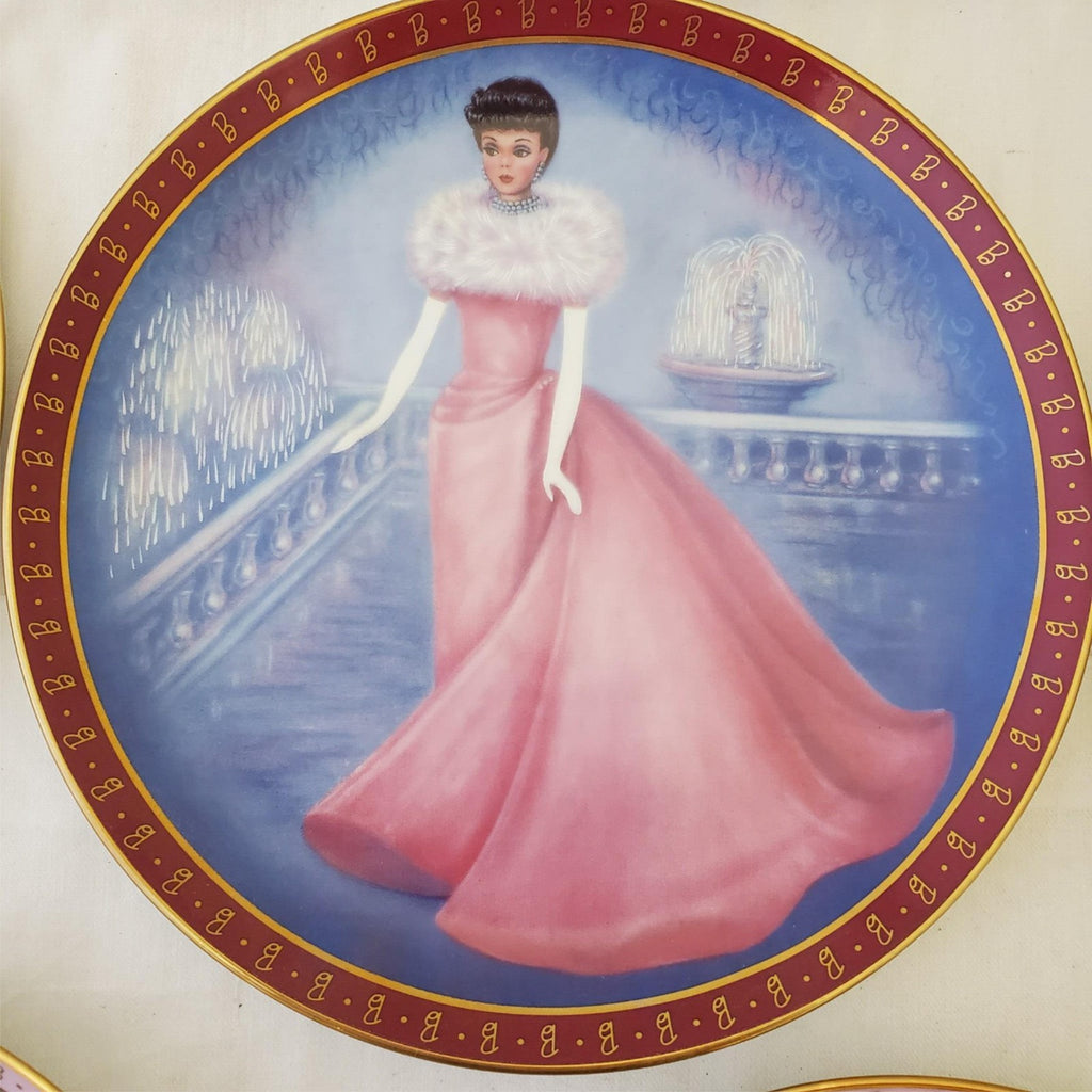 Lot of Plates Barbie The Danbury Mint Collector's Limited Edition 