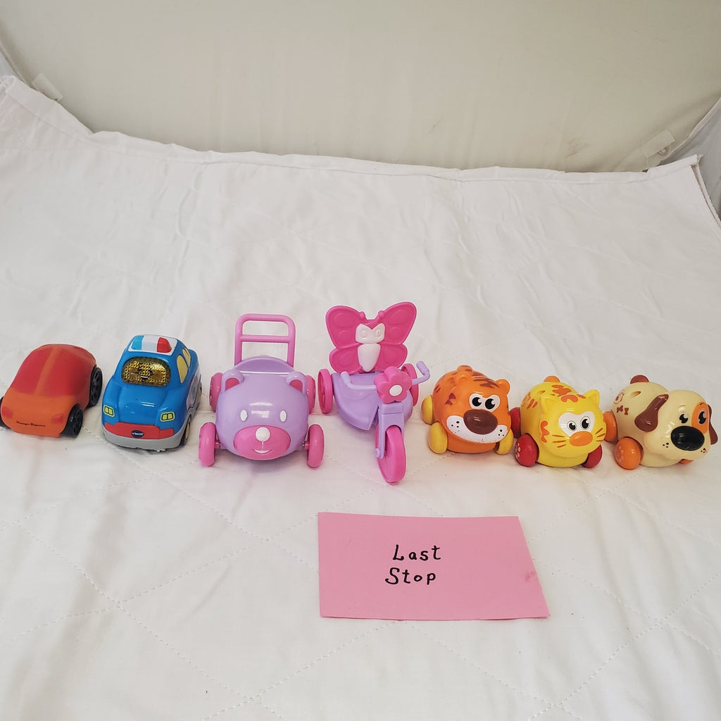 Lot of Assorted Vtech Go Go Smart Car Police Car & Other Toy Cars