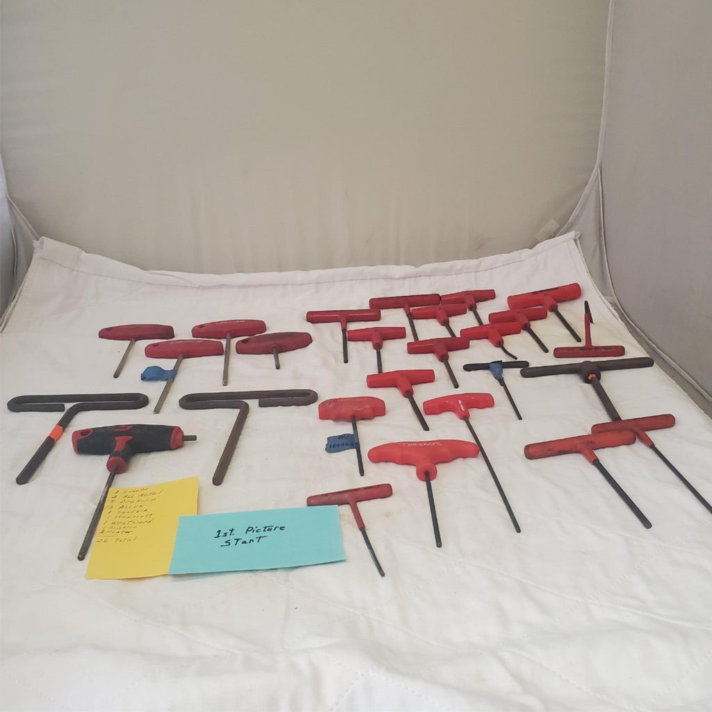 Lot of 26 Assorted T-Shaped L-Shaped Combination Hex Wrench LOT-397