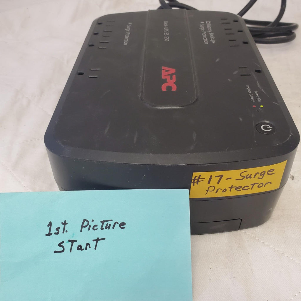 APC Back Up UPS ES 550 120V BE550G Surge Protected #17 (NO BATTERY INCLUDED)