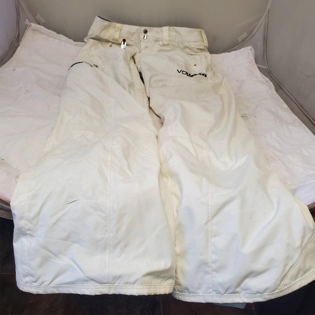 Men's Volcom Slightly Removed Size S White Fluorite Insulated Pant