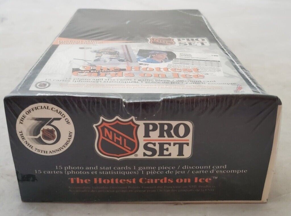 1991 Pro Set NHL Hockey Wax Box Hottest Cards on Ice 36 Packs
