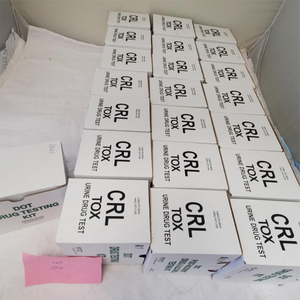 CRL TOX Urine Drug and Dot Drug Testing Kit Lot of 22