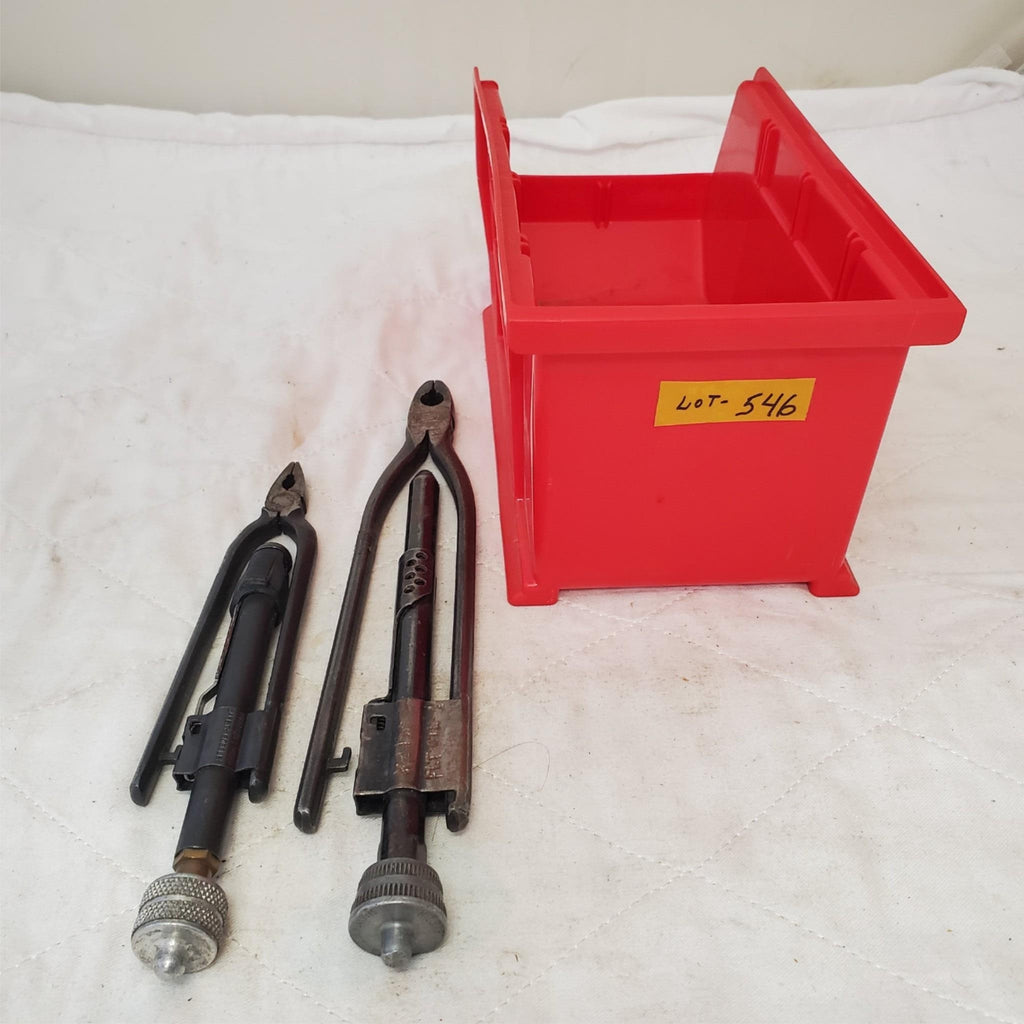 Lot of 2 Assorted Safety Wire Pliers Hand Tools LOT-546