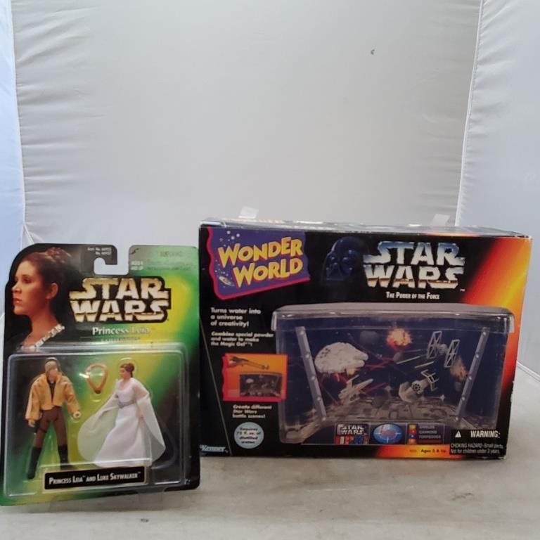Star Wars Princess Leia & Luke Skywalker and Power Of The Force Wonder World