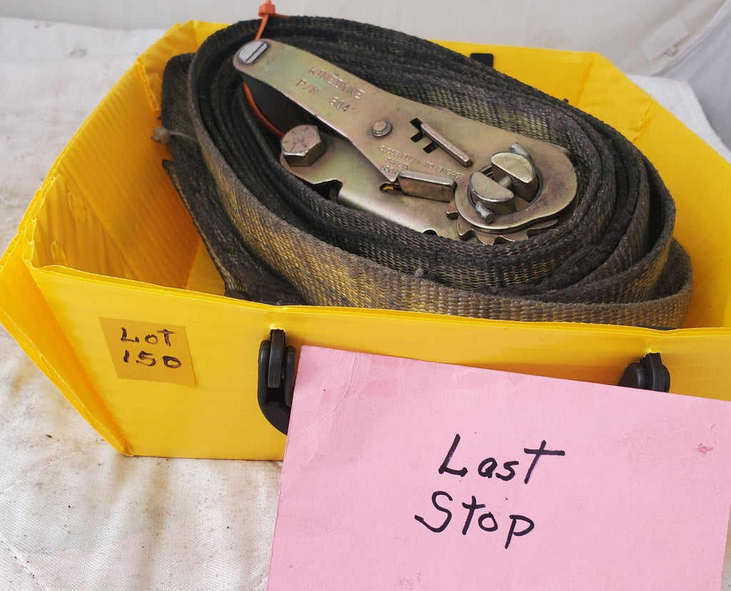 KINEDYNE Cargo Tie Down Strap w/Steel Safty Lock & Hook LOT150