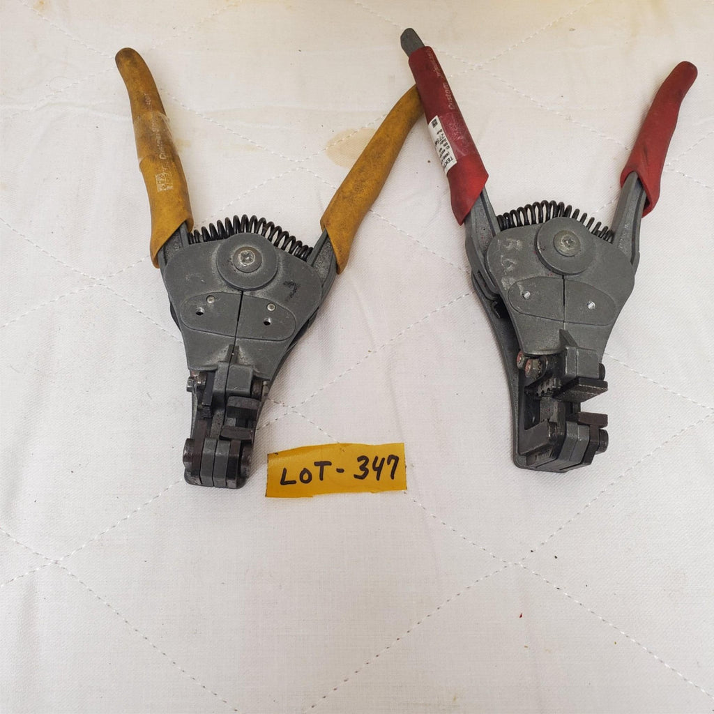 Lot of 2 Assorted Ideal Custom Stripmaster Electrical Wire Strippers LOT-347