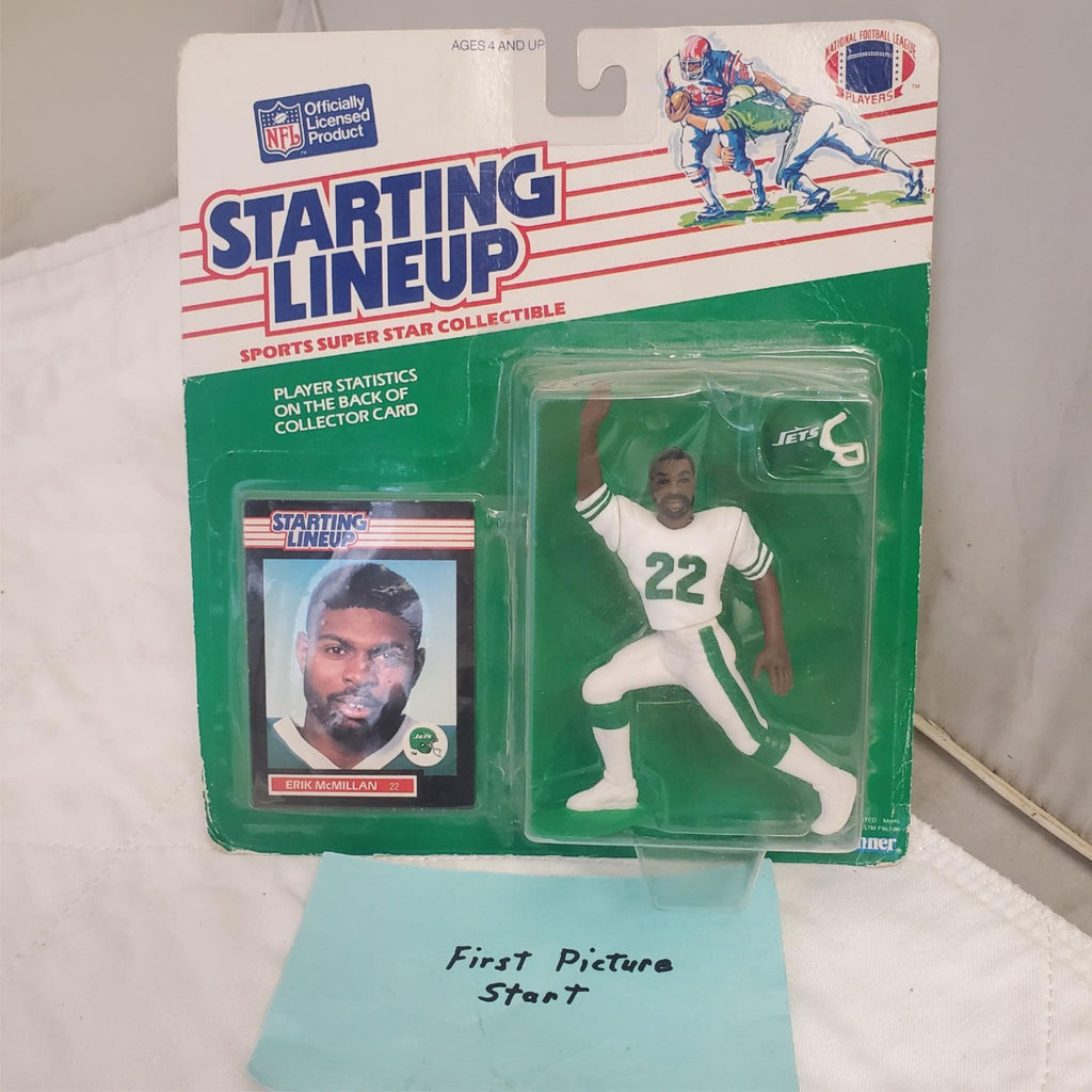Starting Lineup 1989 Edition Kenner Erik McMillan Figure Collector Cards