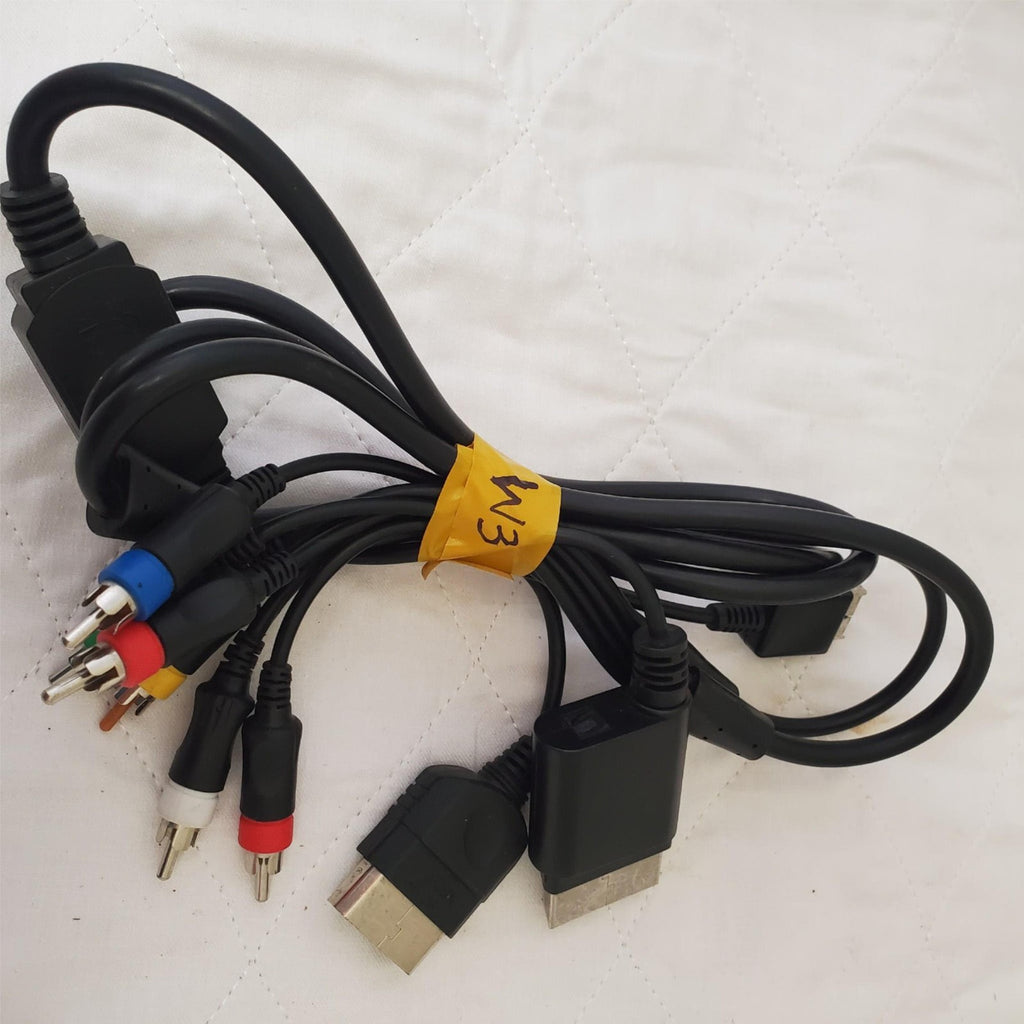 Multi Console/Platform Nintendo Wii PlayStation Xbox Component HD Video Cable W3