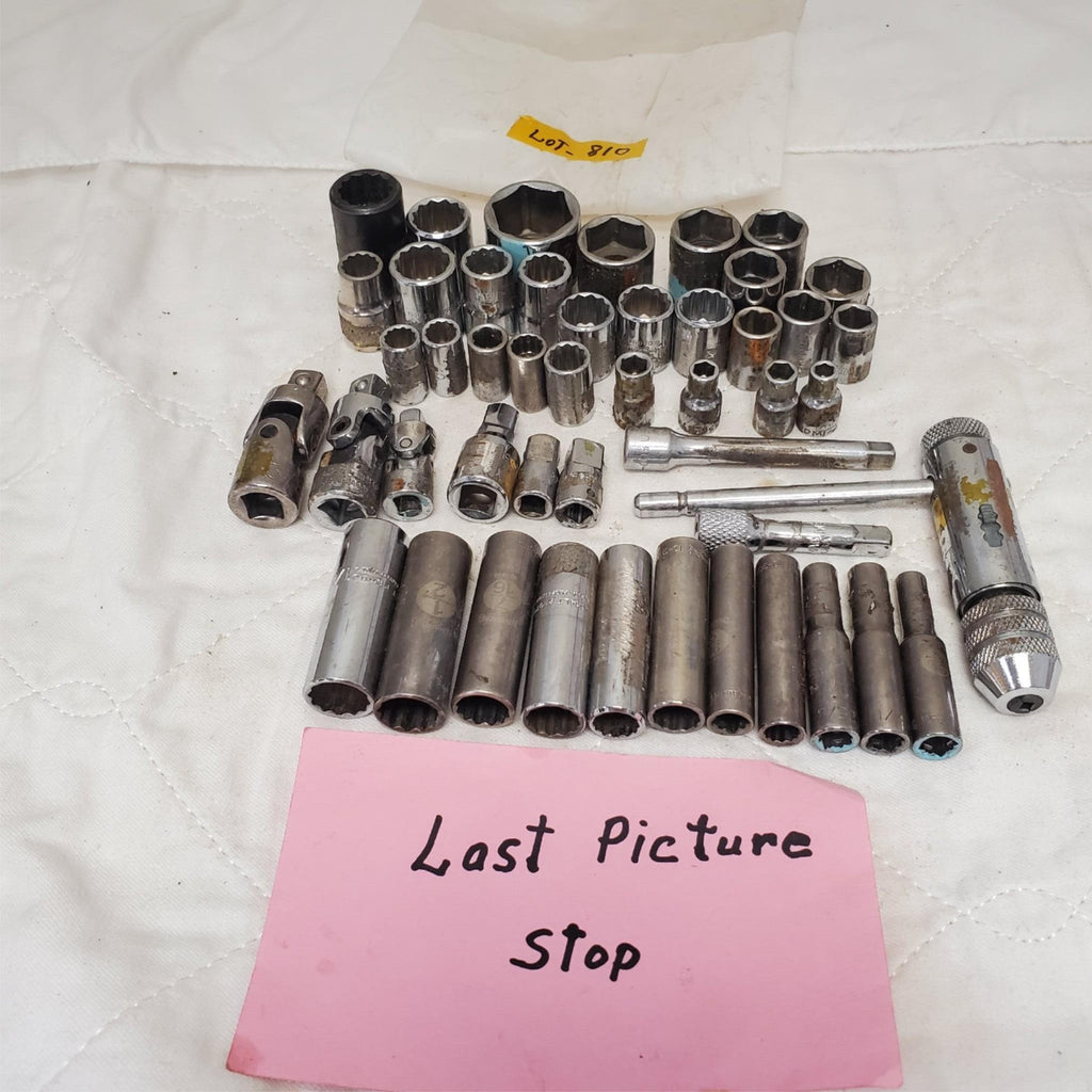 Lot of Assorted Proto Extension Socket Drive & Deep Socket Tools LOT-810