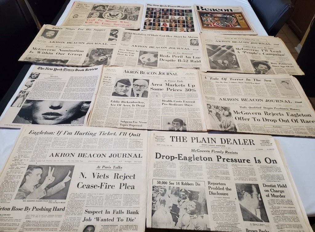 Akron Beacon Journal The Plain Dealer and New York Times Book Review Newspapers