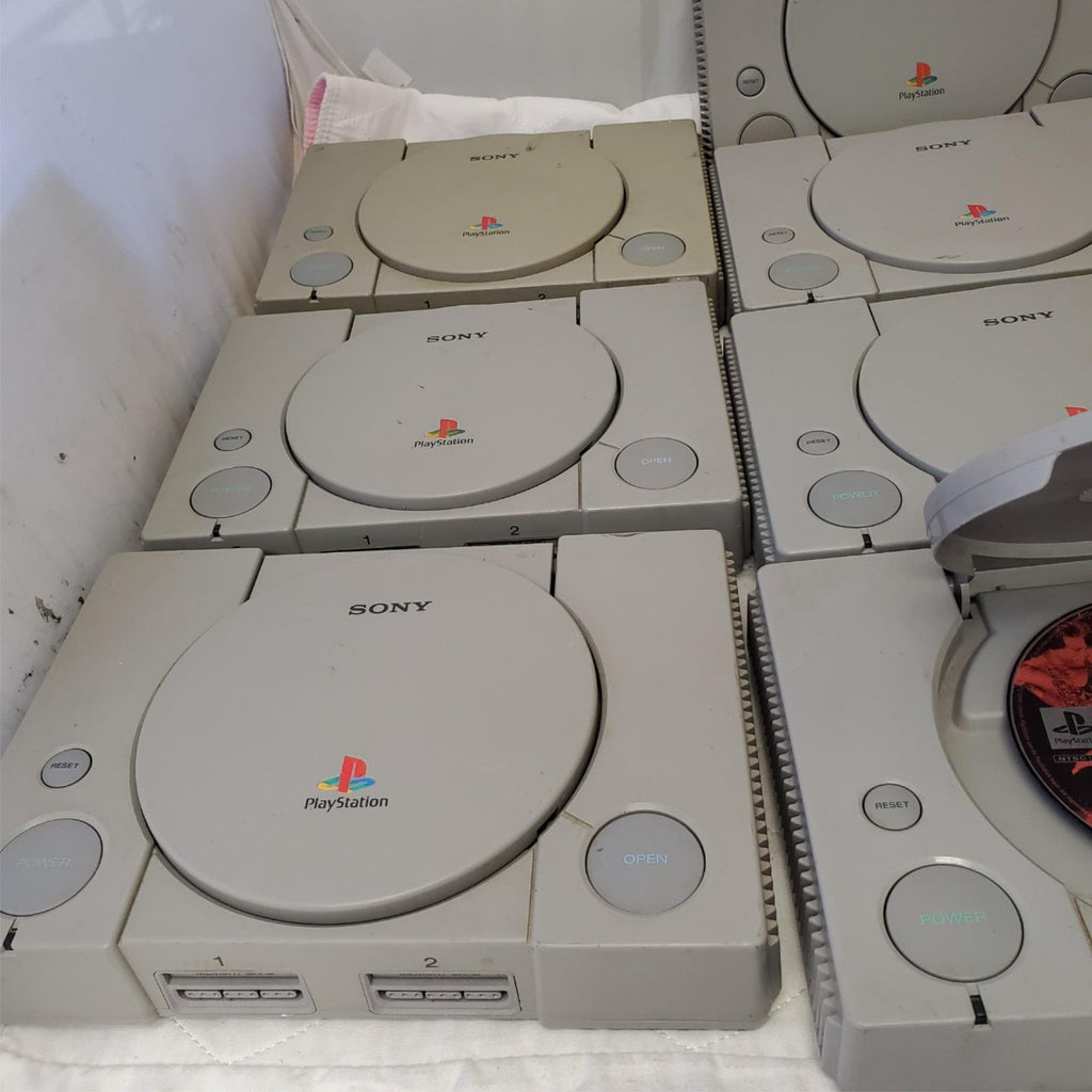 Lot of 10 Sony Play Station 1 Consoles For Parts #1