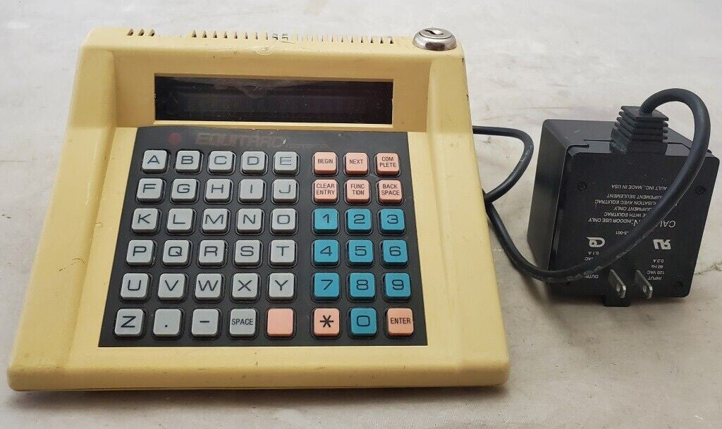 Equitrac Keyboard Display Unit Data Processing Equipment