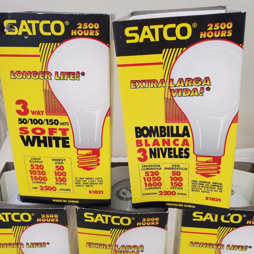 Lot of SATCO & VARILUX Assorted Light Bulbs