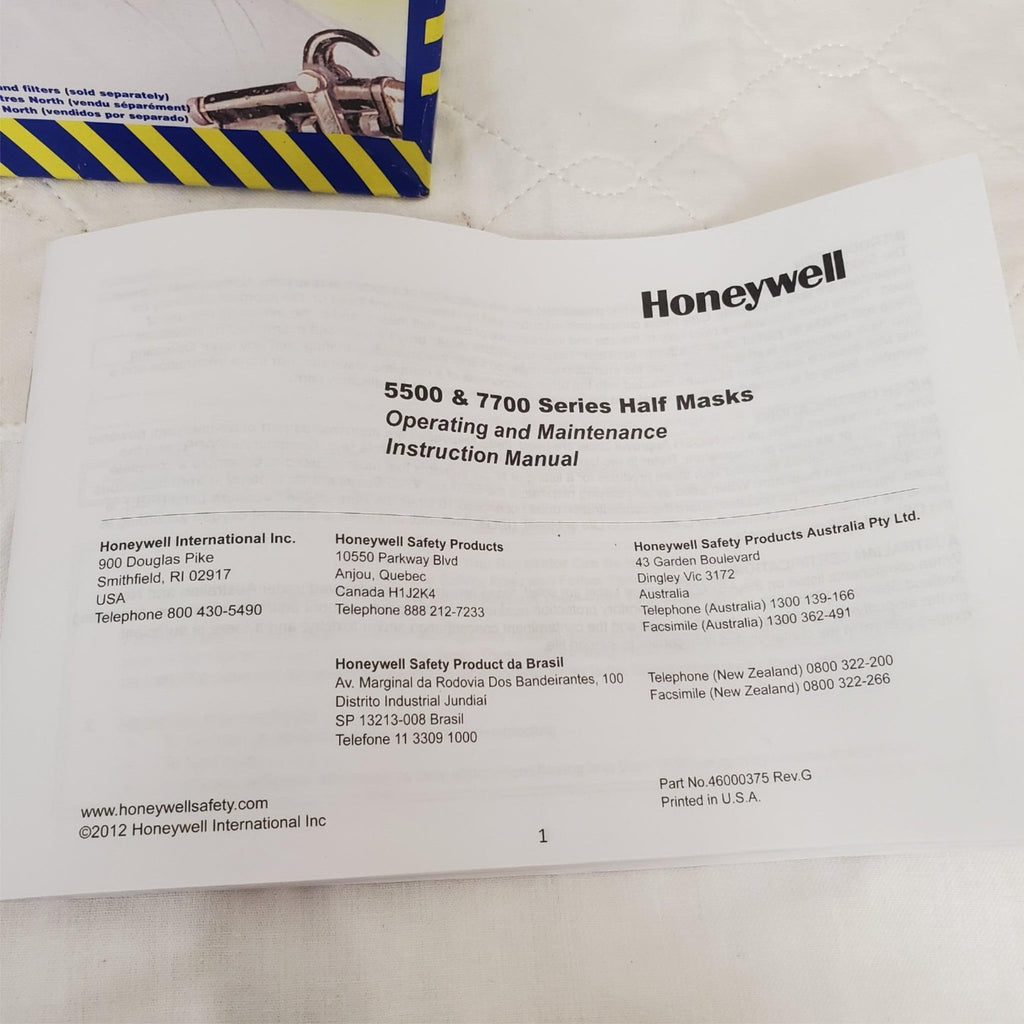 North Safety 7700-Series Respirator Silicone Half Mask 770030 Medium