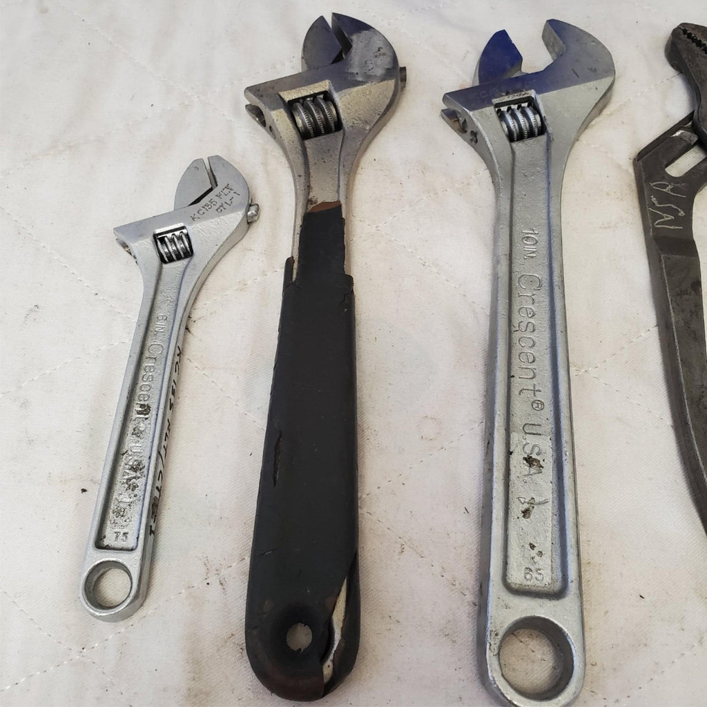 Lot of 5 Assorted Crescent 10" 6" Adjustable Wrench & Pliers LOT-162