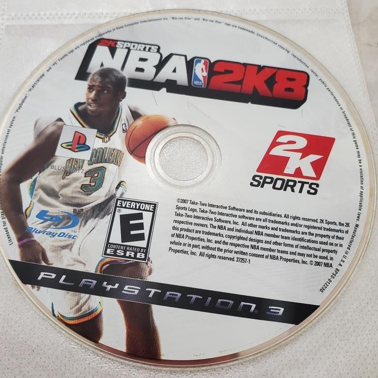 2K Sports NBA 2K8 Sony PlayStation 3 Video Game Disc Only
