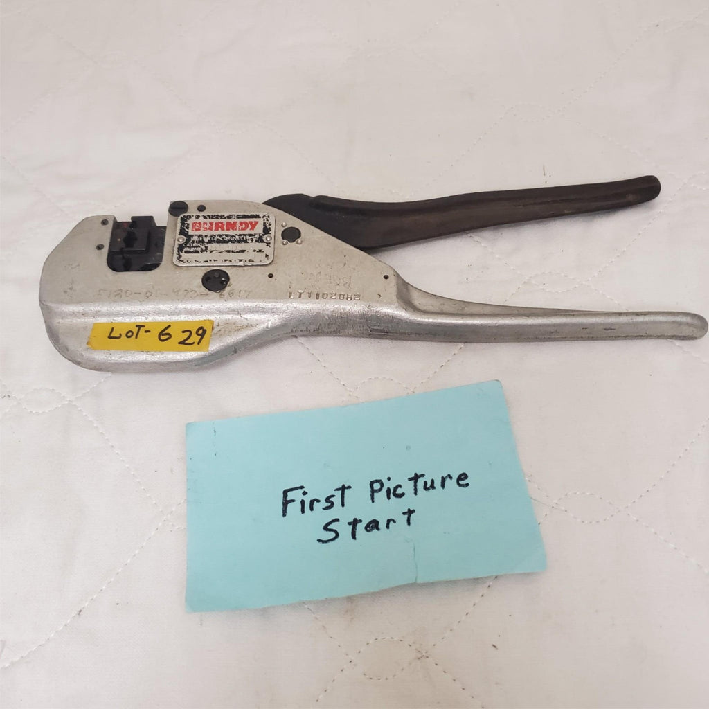 Burndy MR10G6 Hand Ratchet Crimping Tool LOT-629