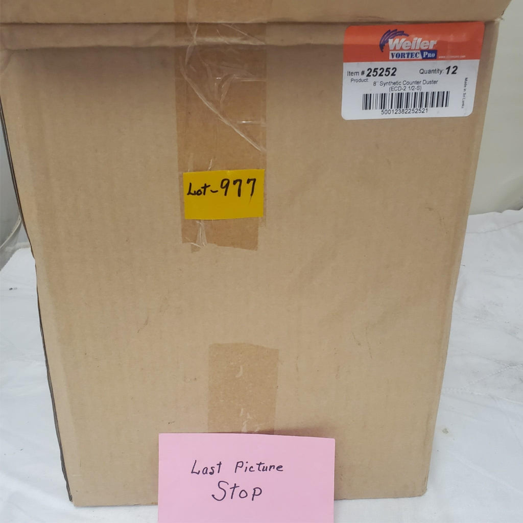 Pack of 12 Weiler Vortec Pro 8" Synthetic Counter Duster LOT-977