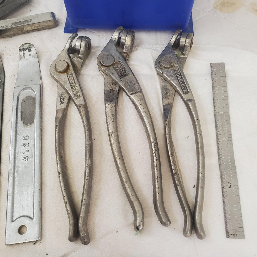 Lot of Wedgelock Pliers Measurment Tools Aviation Tool Sheet