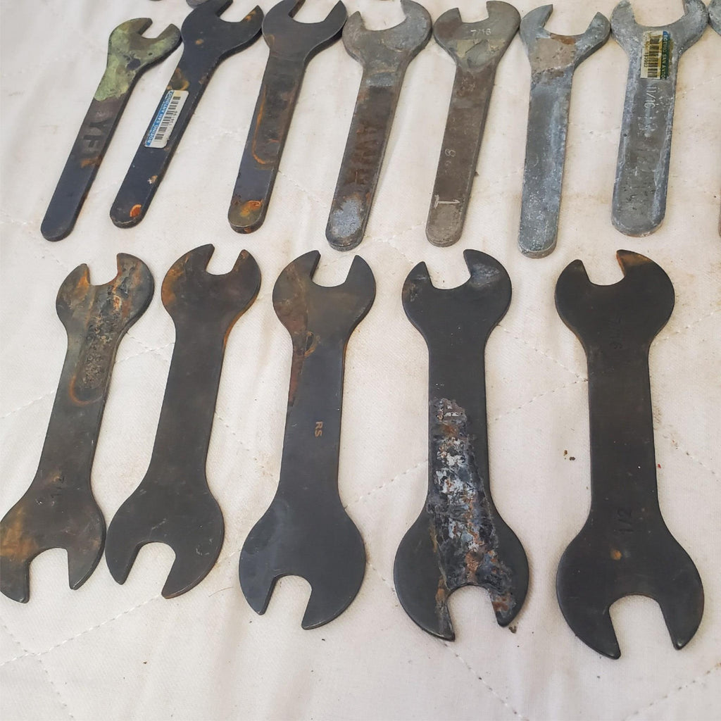 Lot of 50 Assorted Double Open End Service Wrench & other Wrench Tool LOT 485