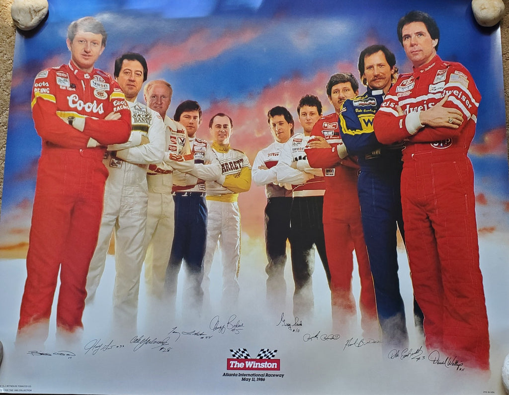 NASCAR The Winston, Atlanta International Raceway, May 11, 1986 Poster