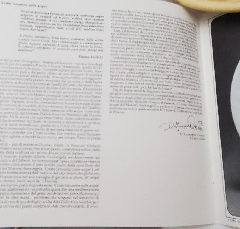 Studio Dante Di Volteradici Adorazione Dei Magi and La Nativita Plate