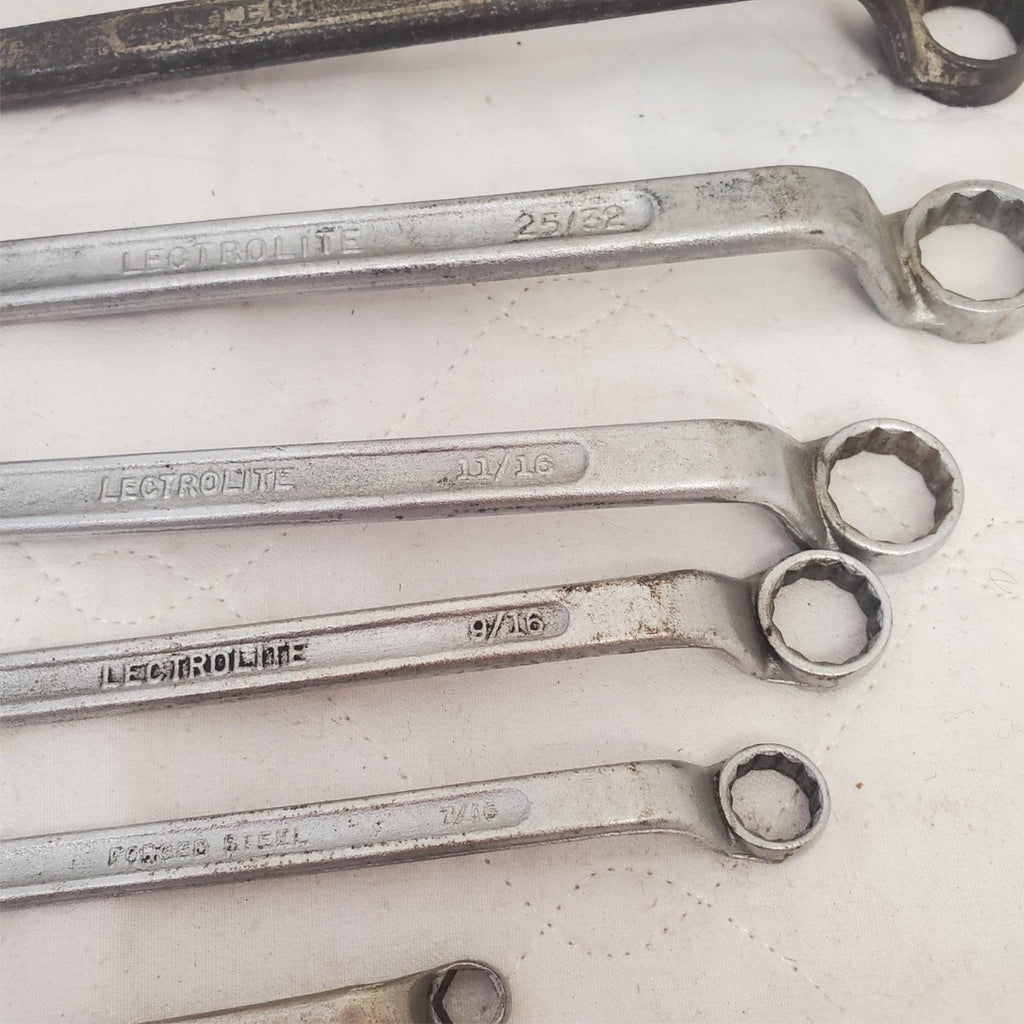 Lot of 11 Lectrolite Offset Double Box Wrenche Set