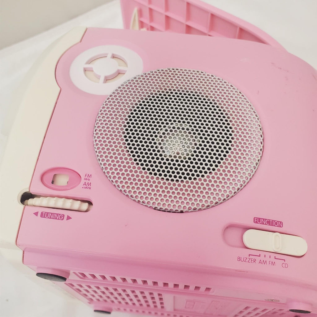 Hello Kitty KT2053 AM/FM Stereo CD Dual Alarm Clock Radio