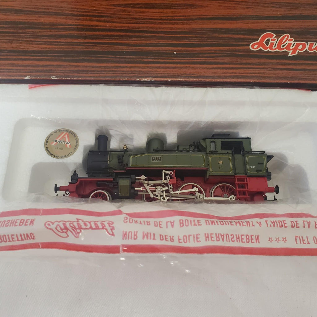 Lot of 5 piece Liliput 9101 HO Gauge Prussian T9.3 Steam Locomotive Green Livery
