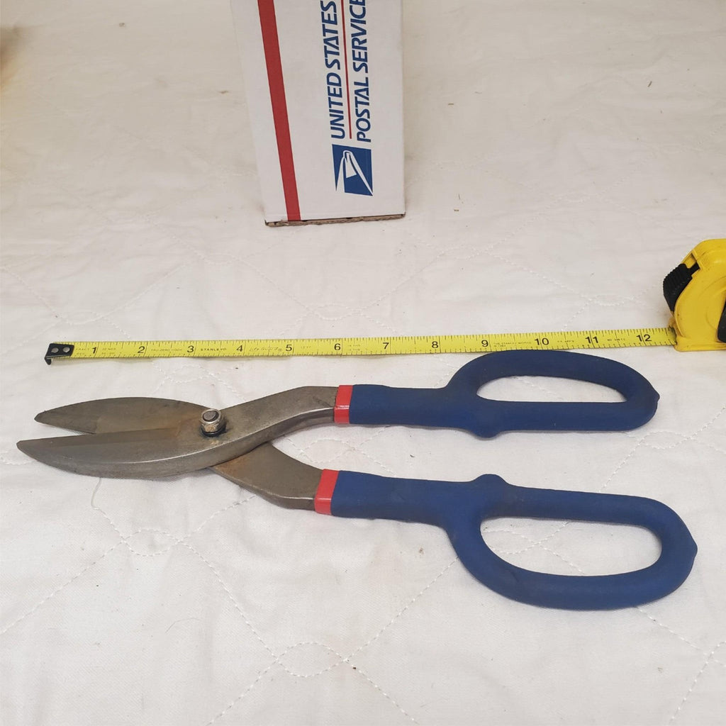 Steel 12In Tin Snip Scissors Hand Tool LOT-526