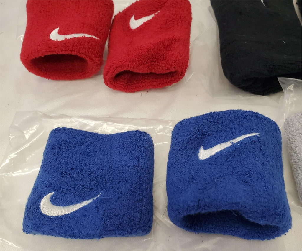 Set of 4 Vintage Nike Swoosh Wristbands
