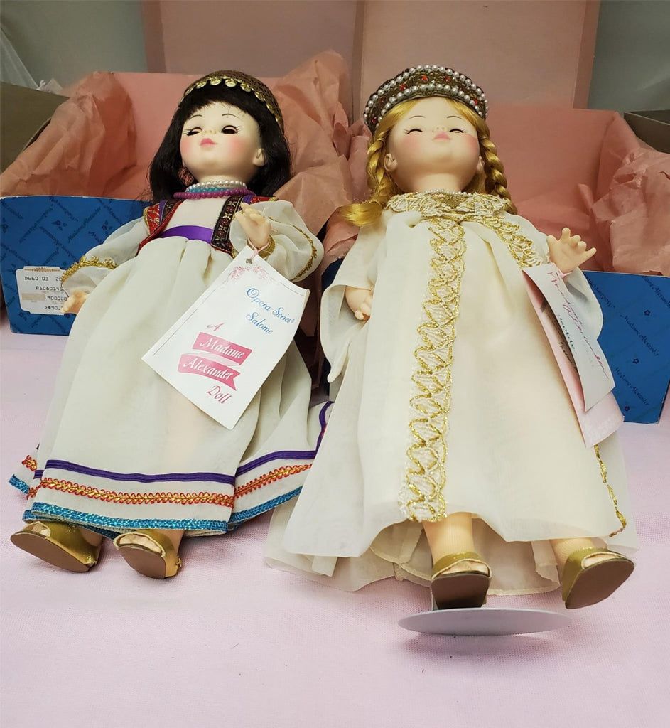 Madame Alexander #1413 Isolde #1412 Salome Opera Series Dolls Set with Box