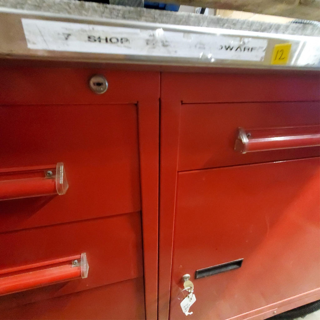 Equipto 5 Drawer Custom-Designed Red Modular Cabinet (12)