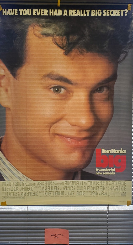 Big Tom Hanks 1988 Movie One Sheet Poster