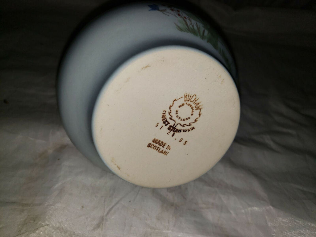 Buchan Thistleware Portobello Scotland Stoneware Hand Painted Pitcher Jug EUC